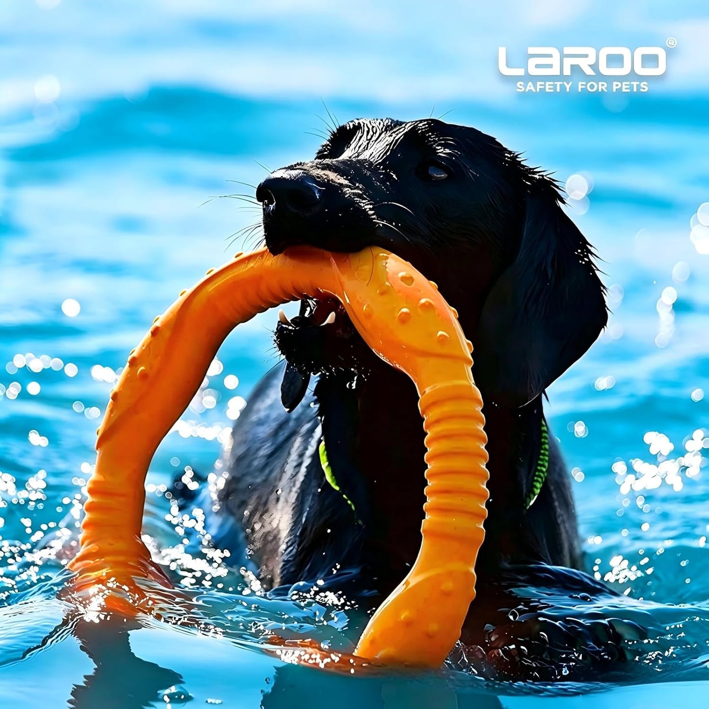 Dog Ring Toy, Durable Soft Flying Disc for Throwing Catching Grabbing, Water Floating Dog Training Fetch Ring for Medium Large Breeds, Outdoor (Green/11.8Inch)