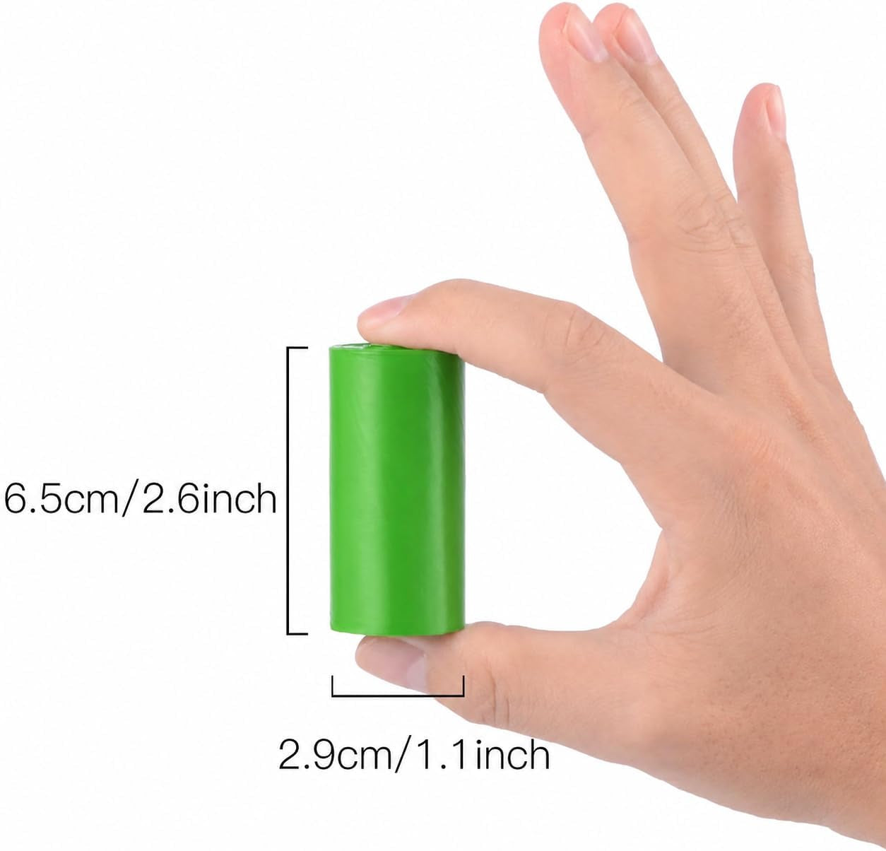 Dog Poop Bags Rolls with Dispenser– Keep Hands Clean 450 Count - Scented | Extra Thick Durable Leakproof Resistant 9 X 13 Inch Refill Rolls Waste Bags for Puppy Small Large Doggy Cleanup Travel