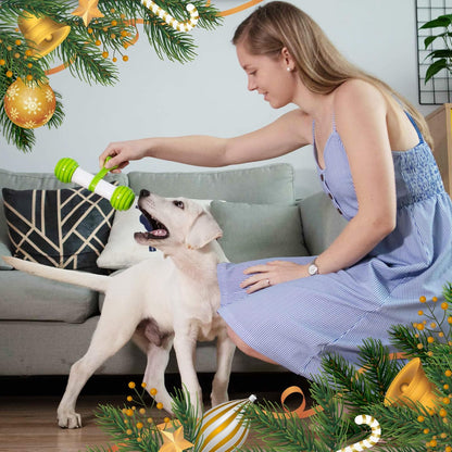 Interactive Dog Toys, Motion Activated Electronic Dog Toy Interactive Dog Bone Toys for Medium Large Dogs, USB Rechargeable Automatic Dog Toy for Boredom and Stimulating (Green)